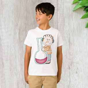 Snögubbe som kontrollerar temperaturen t shirt