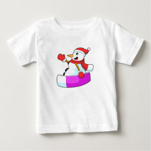 Snögubbe som snödränder med Sonowboard.PNG T Shirt