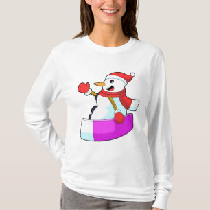 Snögubbe som snödränder med Sonowboard.PNG T Shirt