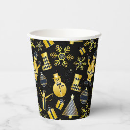 Snögubbe-stamgåvan i Guld, jul, Mönster