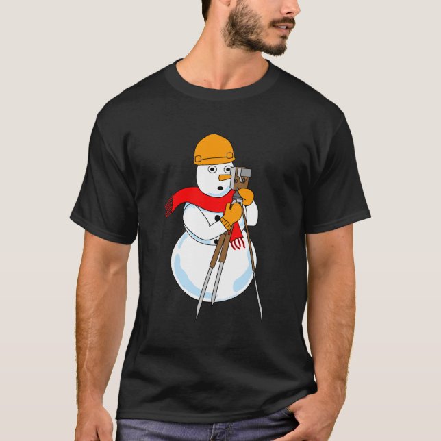 Snögubbe Surveyor T Shirt (Framsida)