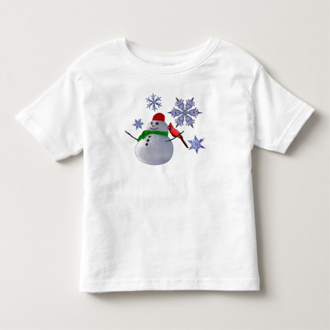 Snögubbe T Shirt (Framsida)