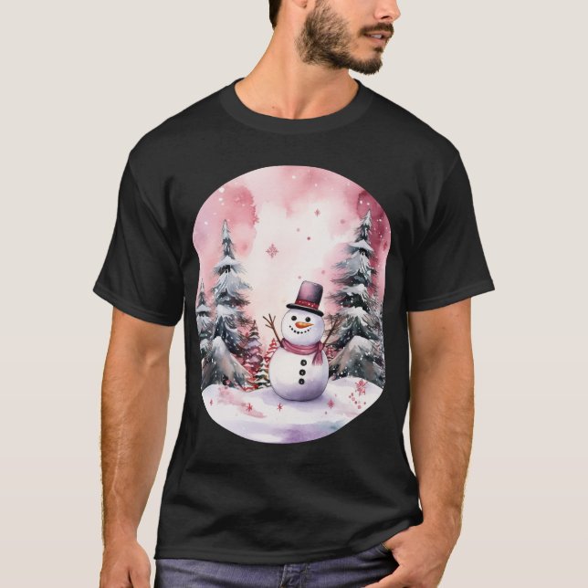 Snögubbe T Shirt (Framsida)