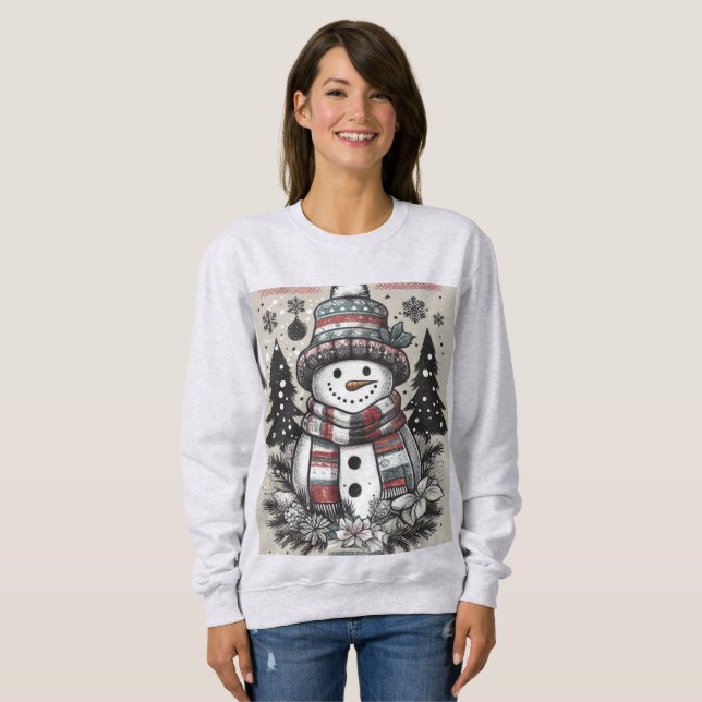 Snögubbe T Shirt (Hel framsida)