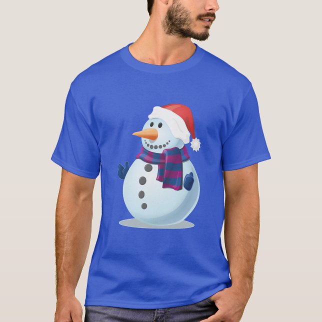 Snögubbe T Shirt (Framsida)