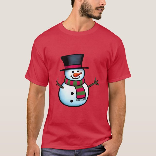 Snögubbe T Shirt (Framsida)