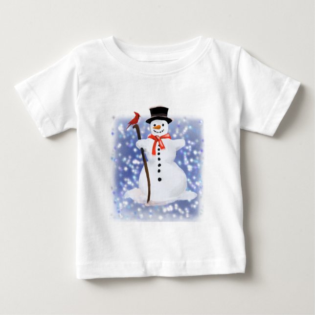 Snögubbe T-Shirt (Framsida)