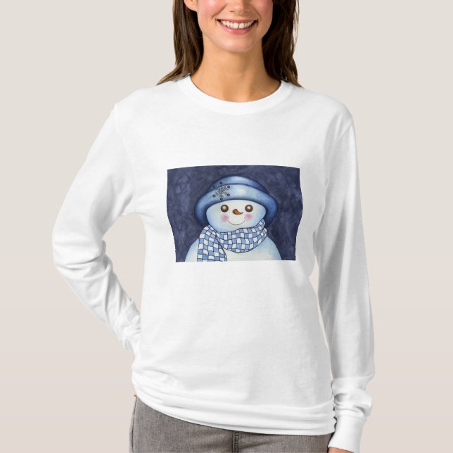 Snögubbe T-Shirt (Framsida)