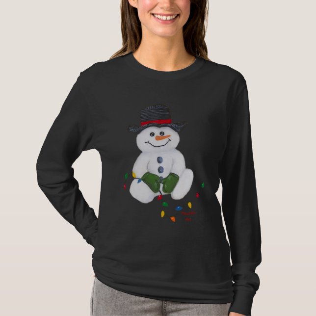 Snögubbe T-Shirt (Sitta) (Framsida)