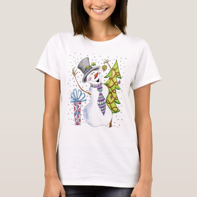 Snögubbe Tee (Framsida)