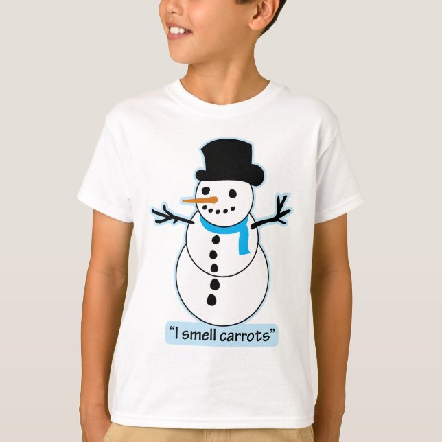 snögubbe tee shirt (Framsida)