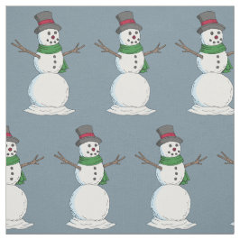 Snögubbe Tyg