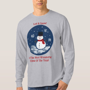 Snögubbe underbara tidsår PERSONALIZE T Shirt