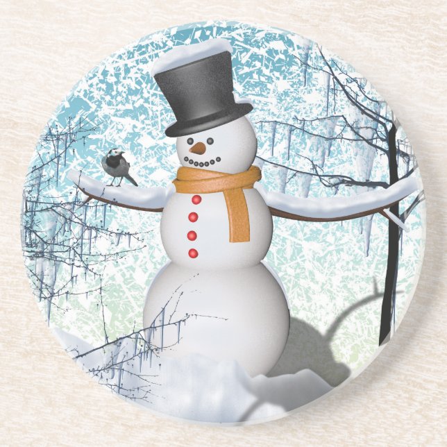 Snögubbe Underlägg Sandsten (Framsidan)
