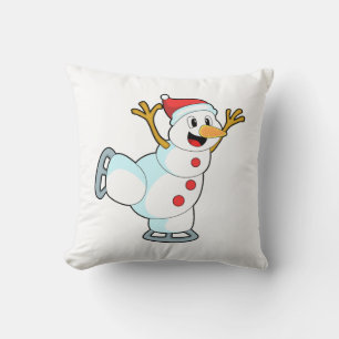 Snögubbe vid isfiske med isskiffer.PNG Kudde