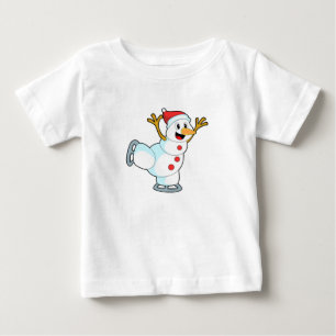 Snögubbe vid isfiske med isskiffer.PNG T Shirt