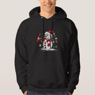 Snögubbe Vin jul Pajama Santa Pajama Santa Hoodie