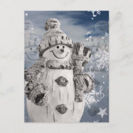 Snögubbe Vykort