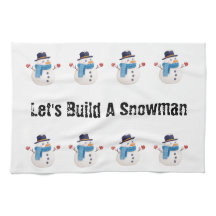 Snögubbe Winter Kitchen Towel