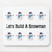 Snögubbe Winter Mouse Pad