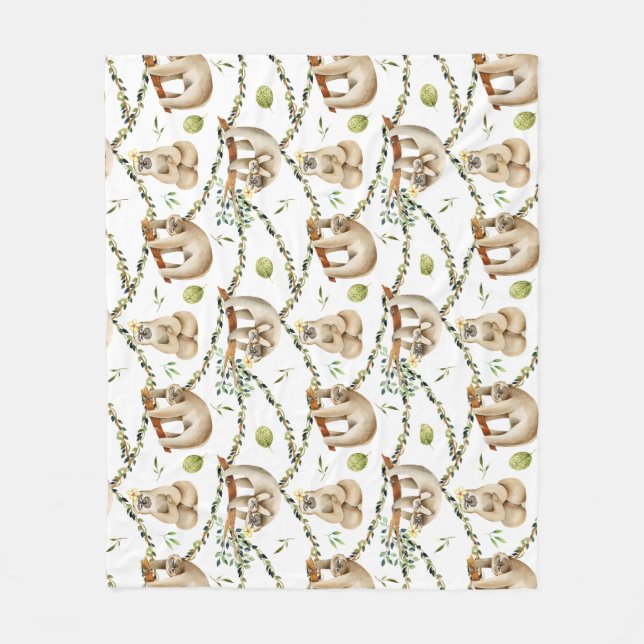 Snögubbe Winter Wonderland Blanket Fleecefilt (Framsidan)