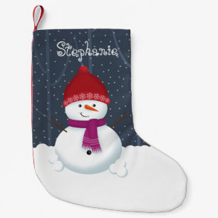 Snögubbe Winter Wonderland Liten Julstrumpa