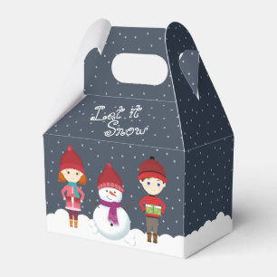 Snögubbe Winter Wonderland Presentaskar