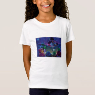 Snögubbe Wintertime Reading Art T-shirt