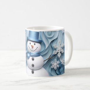 Snögubbe Wonderland jul Helgdag Mugg