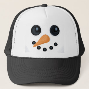 Snögubbeansiktehatt Truckerkeps