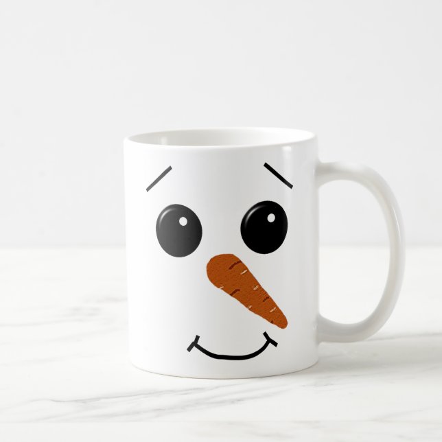 Snögubbeansiktemugg Kaffemugg (Höger)