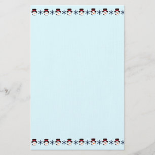 Snögubbear Brevpapper