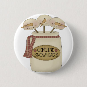 Snögubbear Snowheads Knapp