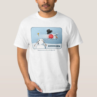 Snögubbear suger på Dodgeball! utslagsplats Tee Shirt