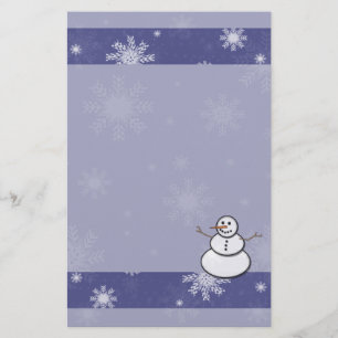 Snögubbebrevpapper Brevpapper