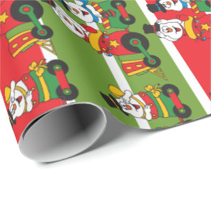 SnögubbeChoo Choo tåg Presentpapper