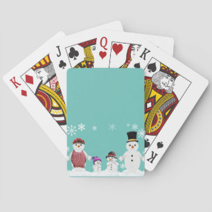 snögubbefamilj casinokort