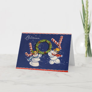 Snögubbeglädje Helgkort