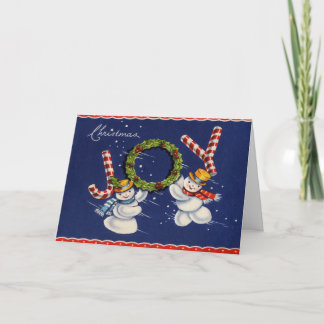 Snögubbeglädje Helgkort
