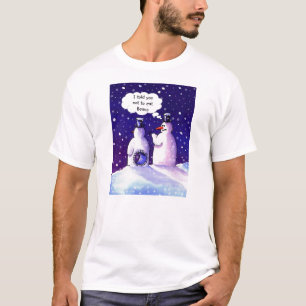 Snögubbehumor på dess bäst tee shirt