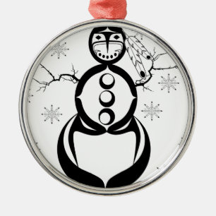 SNÖGUBBEINDIER HOLLIDAYS JULGRANSPRYDNAD METALL