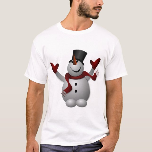 Snögubbejul T Shirt (Framsida)