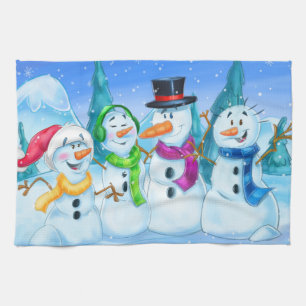 Snögubbekökshanddukar Kökshandduk