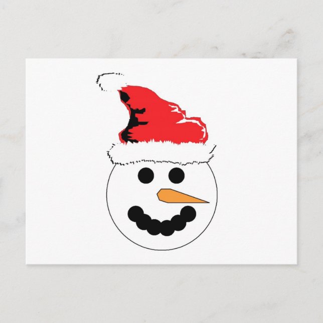 Snögubbeleende Vykort (Framsida)