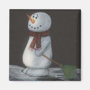 Snögubbemagnet Magnet