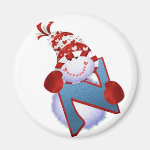 Snögubbemagnet Magnet