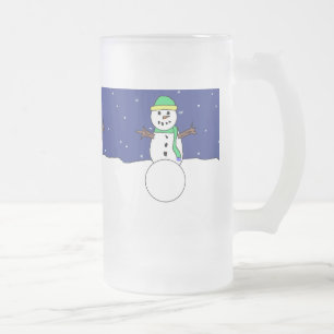 Snögubbemugg Frostat Ölglas