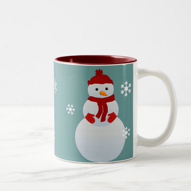 Snögubbemugg Två-Tonad Mugg (Höger)