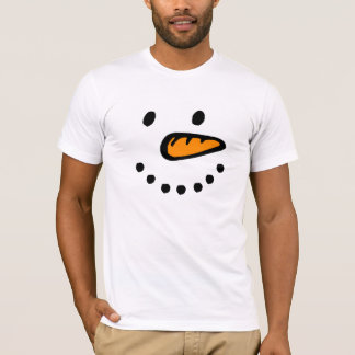 Snögubben framme, drar tillbaka vi R1 den röda T-shirt