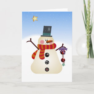 Snögubben Helgkort